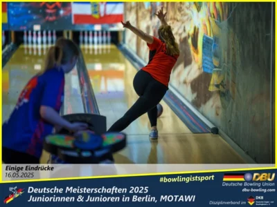 Foto des Albums: Fotoalbum 2 von den Deutschen Meisterschaften 2025 der Juniorinnen & Junioren (U23) in Berlin, Bowlingcenter MOTAWI
