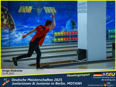 Foto des Albums: Fotoalbum 2 von den Deutschen Meisterschaften 2025 der Juniorinnen & Junioren (U23) in Berlin, Bowlingcenter MOTAWI