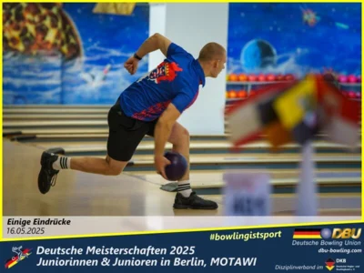 Foto des Albums: Fotoalbum 2 von den Deutschen Meisterschaften 2025 der Juniorinnen & Junioren (U23) in Berlin, Bowlingcenter MOTAWI