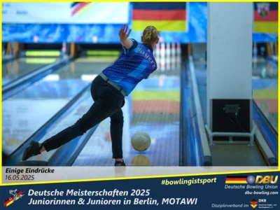 Foto des Albums: Fotoalbum 2 von den Deutschen Meisterschaften 2025 der Juniorinnen & Junioren (U23) in Berlin, Bowlingcenter MOTAWI