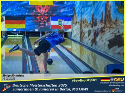 Foto des Albums: Fotoalbum 2 von den Deutschen Meisterschaften 2025 der Juniorinnen & Junioren (U23) in Berlin, Bowlingcenter MOTAWI