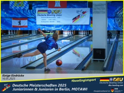 Foto des Albums: Fotoalbum 2 von den Deutschen Meisterschaften 2025 der Juniorinnen & Junioren (U23) in Berlin, Bowlingcenter MOTAWI