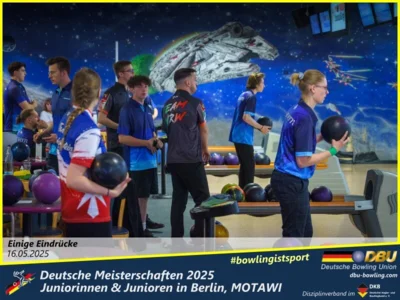 Foto des Albums: Fotoalbum 2 von den Deutschen Meisterschaften 2025 der Juniorinnen & Junioren (U23) in Berlin, Bowlingcenter MOTAWI