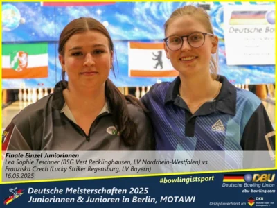 Foto des Albums: Fotoalbum 2 von den Deutschen Meisterschaften 2025 der Juniorinnen & Junioren (U23) in Berlin, Bowlingcenter MOTAWI