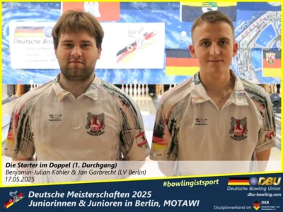 Foto des Albums: Fotoalbum 3 von den Deutschen Meisterschaften 2025 der Juniorinnen & Junioren (U23) in Berlin, Bowlingcenter MOTAWI