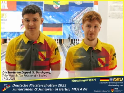 Foto des Albums: Fotoalbum 3 von den Deutschen Meisterschaften 2025 der Juniorinnen & Junioren (U23) in Berlin, Bowlingcenter MOTAWI