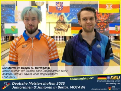 Foto des Albums: Fotoalbum 3 von den Deutschen Meisterschaften 2025 der Juniorinnen & Junioren (U23) in Berlin, Bowlingcenter MOTAWI
