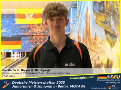 Foto des Albums: Fotoalbum 3 von den Deutschen Meisterschaften 2025 der Juniorinnen & Junioren (U23) in Berlin, Bowlingcenter MOTAWI