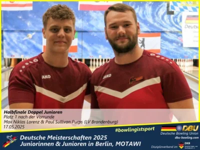 Foto des Albums: Fotoalbum 3 von den Deutschen Meisterschaften 2025 der Juniorinnen & Junioren (U23) in Berlin, Bowlingcenter MOTAWI