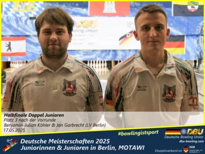 Foto des Albums: Fotoalbum 3 von den Deutschen Meisterschaften 2025 der Juniorinnen & Junioren (U23) in Berlin, Bowlingcenter MOTAWI