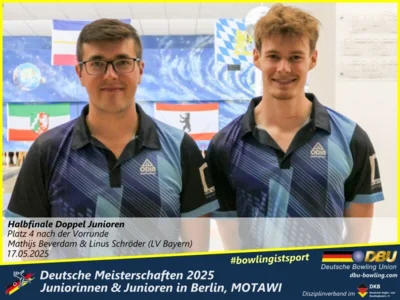 Foto des Albums: Fotoalbum 3 von den Deutschen Meisterschaften 2025 der Juniorinnen & Junioren (U23) in Berlin, Bowlingcenter MOTAWI