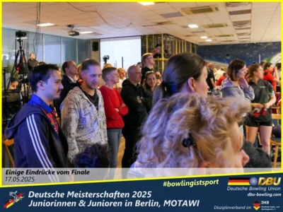 Foto des Albums: Fotoalbum 3 von den Deutschen Meisterschaften 2025 der Juniorinnen & Junioren (U23) in Berlin, Bowlingcenter MOTAWI