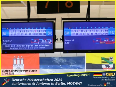 Foto des Albums: Fotoalbum 3 von den Deutschen Meisterschaften 2025 der Juniorinnen & Junioren (U23) in Berlin, Bowlingcenter MOTAWI