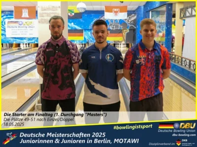 Foto des Albums: Fotoalbum 4 von den Deutschen Meisterschaften 2025 der Juniorinnen & Junioren (U23) in Berlin, Bowlingcenter MOTAWI