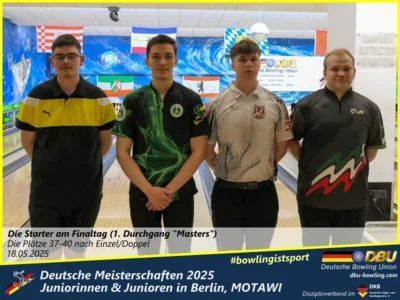 Foto des Albums: Fotoalbum 4 von den Deutschen Meisterschaften 2025 der Juniorinnen & Junioren (U23) in Berlin, Bowlingcenter MOTAWI