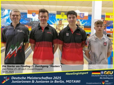 Foto des Albums: Fotoalbum 4 von den Deutschen Meisterschaften 2025 der Juniorinnen & Junioren (U23) in Berlin, Bowlingcenter MOTAWI