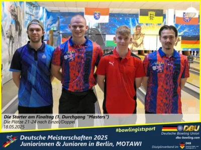 Foto des Albums: Fotoalbum 4 von den Deutschen Meisterschaften 2025 der Juniorinnen & Junioren (U23) in Berlin, Bowlingcenter MOTAWI
