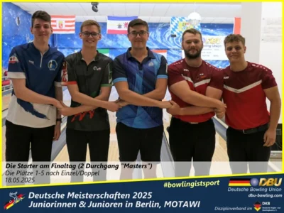 Foto des Albums: Fotoalbum 4 von den Deutschen Meisterschaften 2025 der Juniorinnen & Junioren (U23) in Berlin, Bowlingcenter MOTAWI