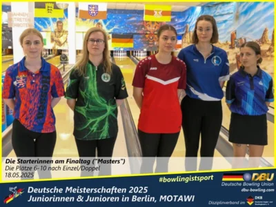 Foto des Albums: Fotoalbum 4 von den Deutschen Meisterschaften 2025 der Juniorinnen & Junioren (U23) in Berlin, Bowlingcenter MOTAWI