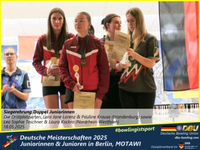 Foto des Albums: Fotoalbum 4 von den Deutschen Meisterschaften 2025 der Juniorinnen & Junioren (U23) in Berlin, Bowlingcenter MOTAWI