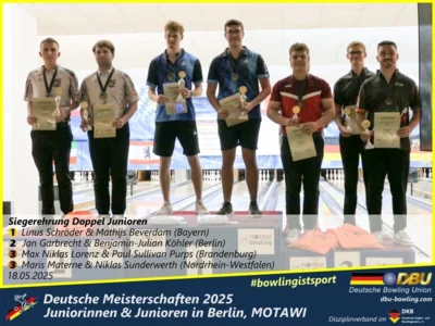 Foto des Albums: Fotoalbum 4 von den Deutschen Meisterschaften 2025 der Juniorinnen & Junioren (U23) in Berlin, Bowlingcenter MOTAWI