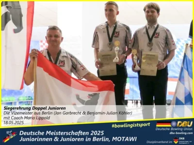 Foto des Albums: Fotoalbum 4 von den Deutschen Meisterschaften 2025 der Juniorinnen & Junioren (U23) in Berlin, Bowlingcenter MOTAWI