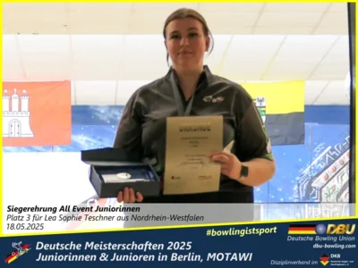 Foto des Albums: Fotoalbum 4 von den Deutschen Meisterschaften 2025 der Juniorinnen & Junioren (U23) in Berlin, Bowlingcenter MOTAWI
