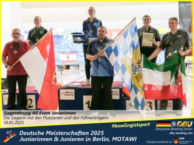 Foto des Albums: Fotoalbum 4 von den Deutschen Meisterschaften 2025 der Juniorinnen & Junioren (U23) in Berlin, Bowlingcenter MOTAWI