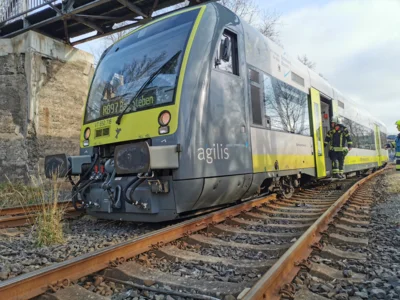 Foto des Albums: VU mit Zug am Bahnhof Selbitz 2025