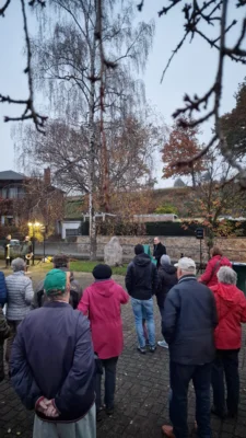 Foto des Albums: Neueinweihung Gedenkstein August Peters 09.11.2025