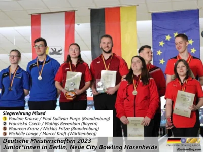 Foto des Albums: Fotoalbum von den Deutschen Meisterschaften 2023 der Juniorinnen & Junioren (U23) in Berlin, Neue City Bowling Hasenheide