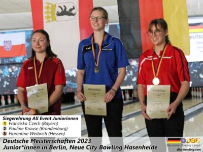 Foto des Albums: Fotoalbum von den Deutschen Meisterschaften 2023 der Juniorinnen & Junioren (U23) in Berlin, Neue City Bowling Hasenheide