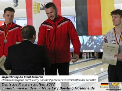 Foto des Albums: Fotoalbum von den Deutschen Meisterschaften 2023 der Juniorinnen & Junioren (U23) in Berlin, Neue City Bowling Hasenheide