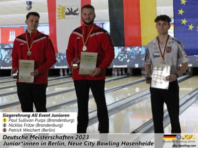 Foto des Albums: Fotoalbum von den Deutschen Meisterschaften 2023 der Juniorinnen & Junioren (U23) in Berlin, Neue City Bowling Hasenheide