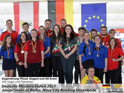 Foto des Albums: Fotoalbum von den Deutschen Meisterschaften 2023 der Juniorinnen & Junioren (U23) in Berlin, Neue City Bowling Hasenheide