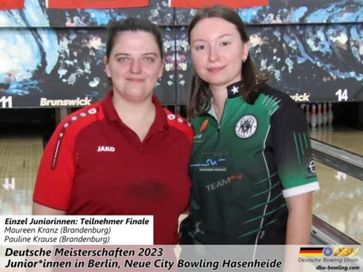 Foto des Albums: Fotoalbum von den Deutschen Meisterschaften 2023 der Juniorinnen & Junioren (U23) in Berlin, Neue City Bowling Hasenheide