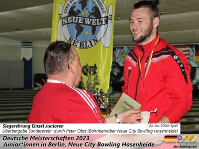 Foto des Albums: Fotoalbum von den Deutschen Meisterschaften 2023 der Juniorinnen & Junioren (U23) in Berlin, Neue City Bowling Hasenheide