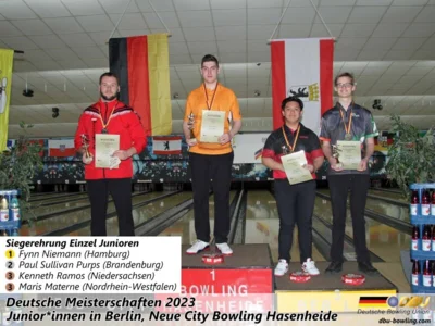 Foto des Albums: Fotoalbum von den Deutschen Meisterschaften 2023 der Juniorinnen & Junioren (U23) in Berlin, Neue City Bowling Hasenheide