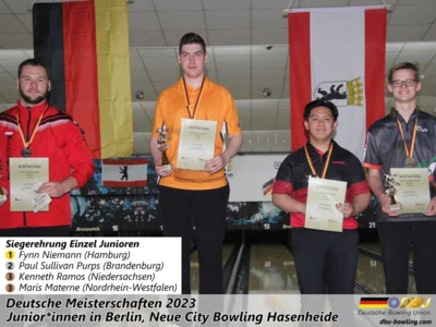 Foto des Albums: Fotoalbum von den Deutschen Meisterschaften 2023 der Juniorinnen & Junioren (U23) in Berlin, Neue City Bowling Hasenheide