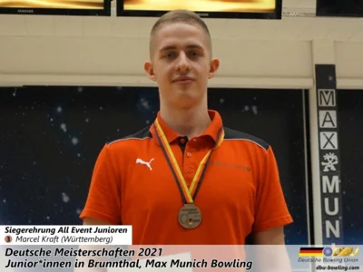 Foto des Albums: Fotoalbum von den Deutschen Meisterschaften 2021 der Juniorinnen & Junioren (U23) in Brunnthal, Max Munich Bowling
