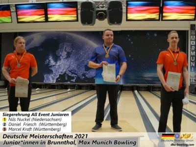 Foto des Albums: Fotoalbum von den Deutschen Meisterschaften 2021 der Juniorinnen & Junioren (U23) in Brunnthal, Max Munich Bowling