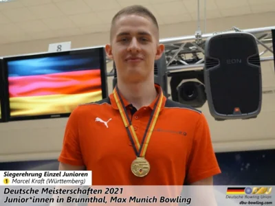 Foto des Albums: Fotoalbum von den Deutschen Meisterschaften 2021 der Juniorinnen & Junioren (U23) in Brunnthal, Max Munich Bowling