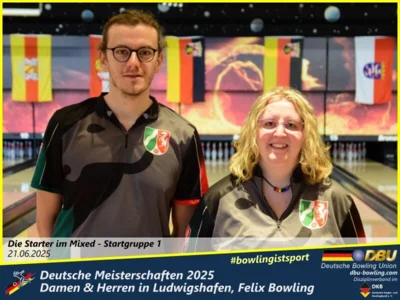 Foto des Albums: Fotoalbum 1 von den Deutschen Meisterschaften 2025 der Damen & Herren in Ludwigshafen, Felix Bowling