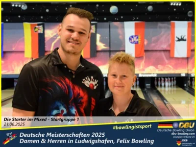 Foto des Albums: Fotoalbum 1 von den Deutschen Meisterschaften 2025 der Damen & Herren in Ludwigshafen, Felix Bowling