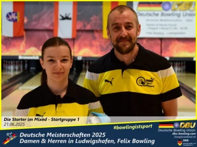 Foto des Albums: Fotoalbum 1 von den Deutschen Meisterschaften 2025 der Damen & Herren in Ludwigshafen, Felix Bowling