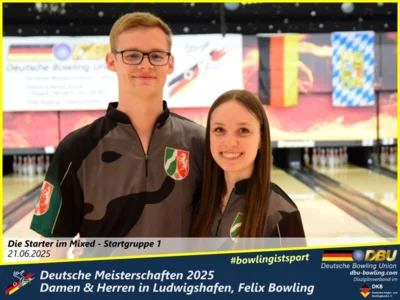Foto des Albums: Fotoalbum 1 von den Deutschen Meisterschaften 2025 der Damen & Herren in Ludwigshafen, Felix Bowling