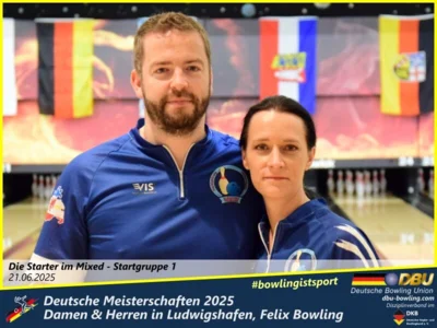 Foto des Albums: Fotoalbum 1 von den Deutschen Meisterschaften 2025 der Damen & Herren in Ludwigshafen, Felix Bowling