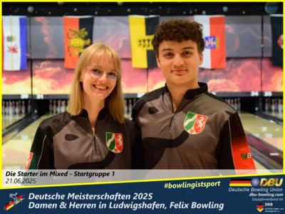 Foto des Albums: Fotoalbum 1 von den Deutschen Meisterschaften 2025 der Damen & Herren in Ludwigshafen, Felix Bowling