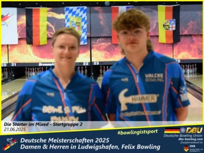 Foto des Albums: Fotoalbum 1 von den Deutschen Meisterschaften 2025 der Damen & Herren in Ludwigshafen, Felix Bowling