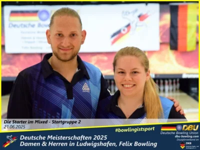 Foto des Albums: Fotoalbum 1 von den Deutschen Meisterschaften 2025 der Damen & Herren in Ludwigshafen, Felix Bowling